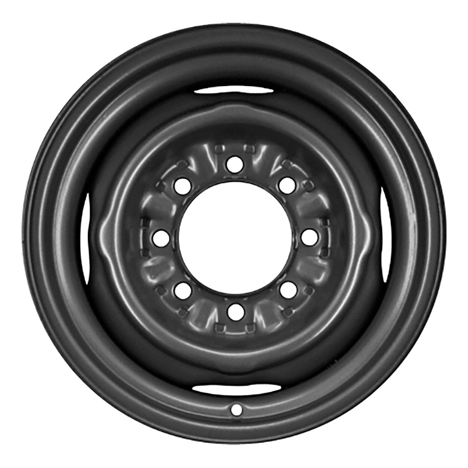 Remanufactured Painted Black Steel Wheel 16 x 7 F8UZ1015BA fits 2003-2007 Ford E-250