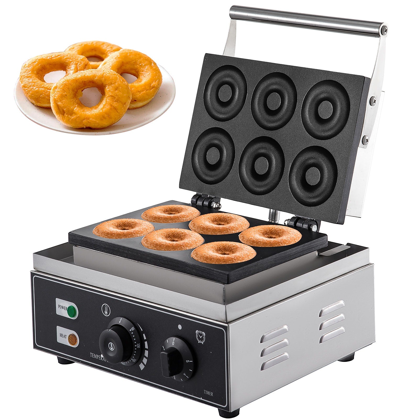 VEVOR Non-stick Donut Maker (Silver) TTQJ6G00000000001V1