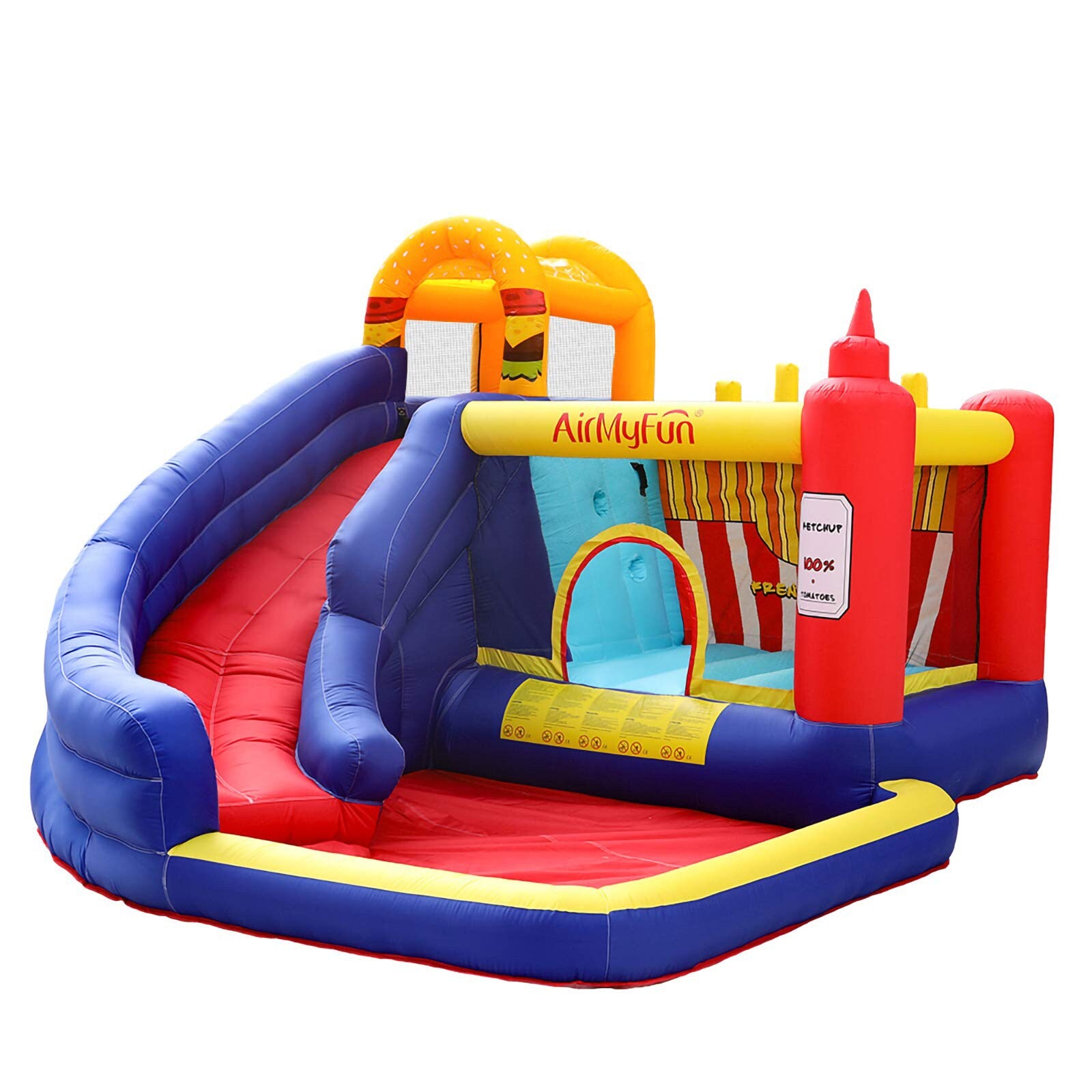 LTMATE JAZAVA 142-in PVC Bounce house