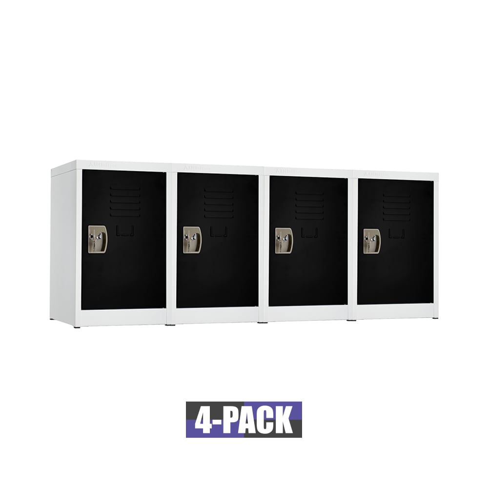 AdirOffice 629 Series Set of 4 15-in W x 24-in H x 15-in D Steel Full Storage Lockers