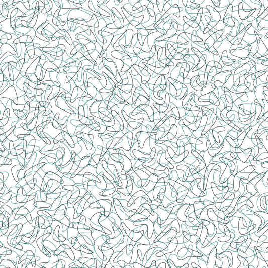 Wilsonart Virtual Design Library 144-Inches W x 60-Inches L Turquoise Glacier Boomerang Patterned Kitchen Laminate Sheet