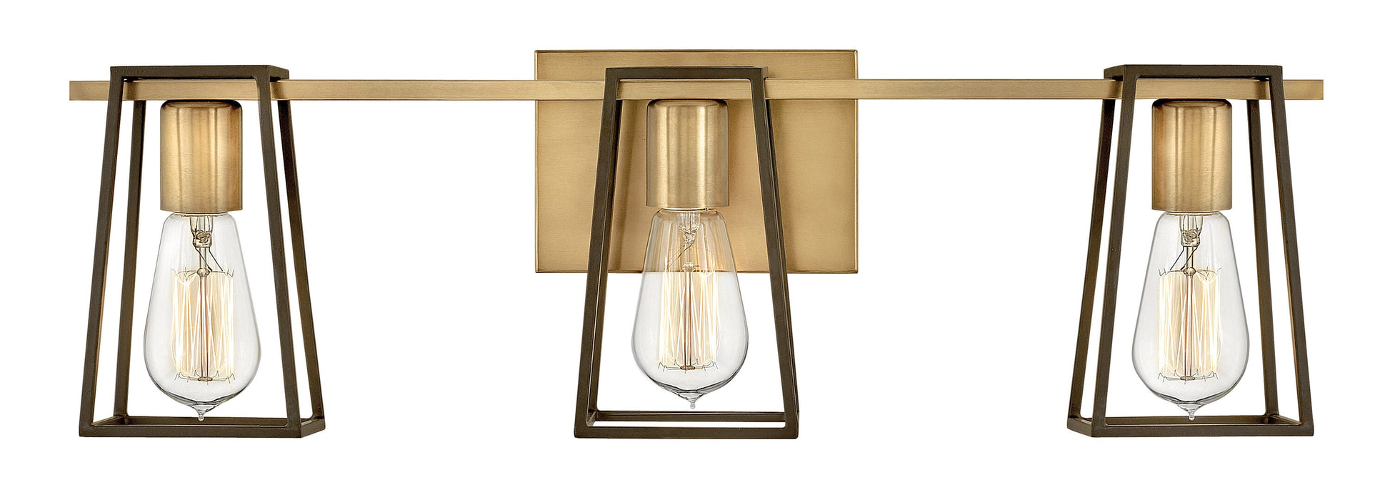 Hinkley Filmore 24-in 3 -Light Antique Gold Transitional Vanity light 5663103