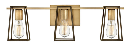 Hinkley Filmore 24-in 3 -Light Antique Gold Transitional Vanity light 5663103