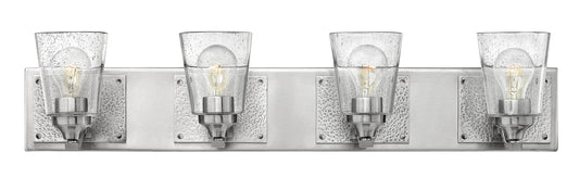 Hinkley Jackson 32.75-in 4 -Light Brushed Nickel Rustic Vanity light 5662907