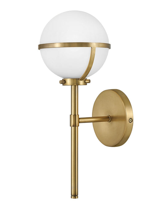 Hinkley Hollis 6.25-in 1 -Light Antique Gold Modern/contemporary Vanity light 5663129