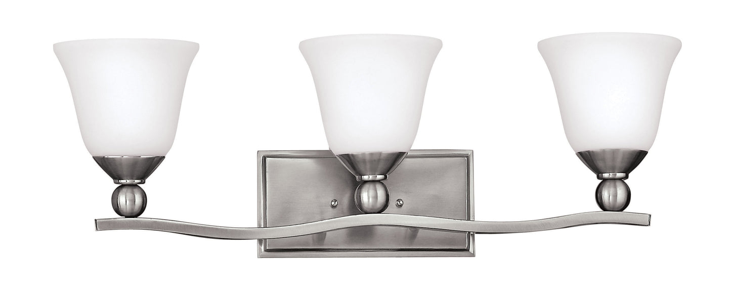 Hinkley Bolla 26-in 3 -Light Brushed Nickel Transitional Vanity light 5663179