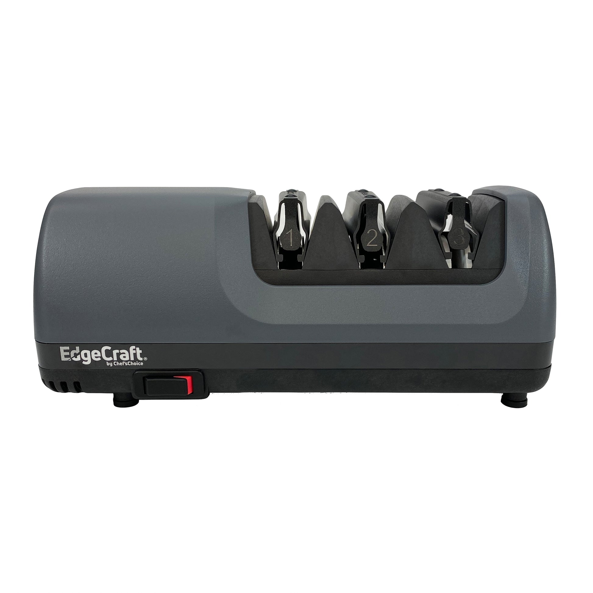 Chef'sChoice Edgecraft Model E1520 Angleselect Professional Electric Knife Sharpener, 3-stage 15 or 20-degree Trizor, In Gray (she152gy11) SHE152GY11