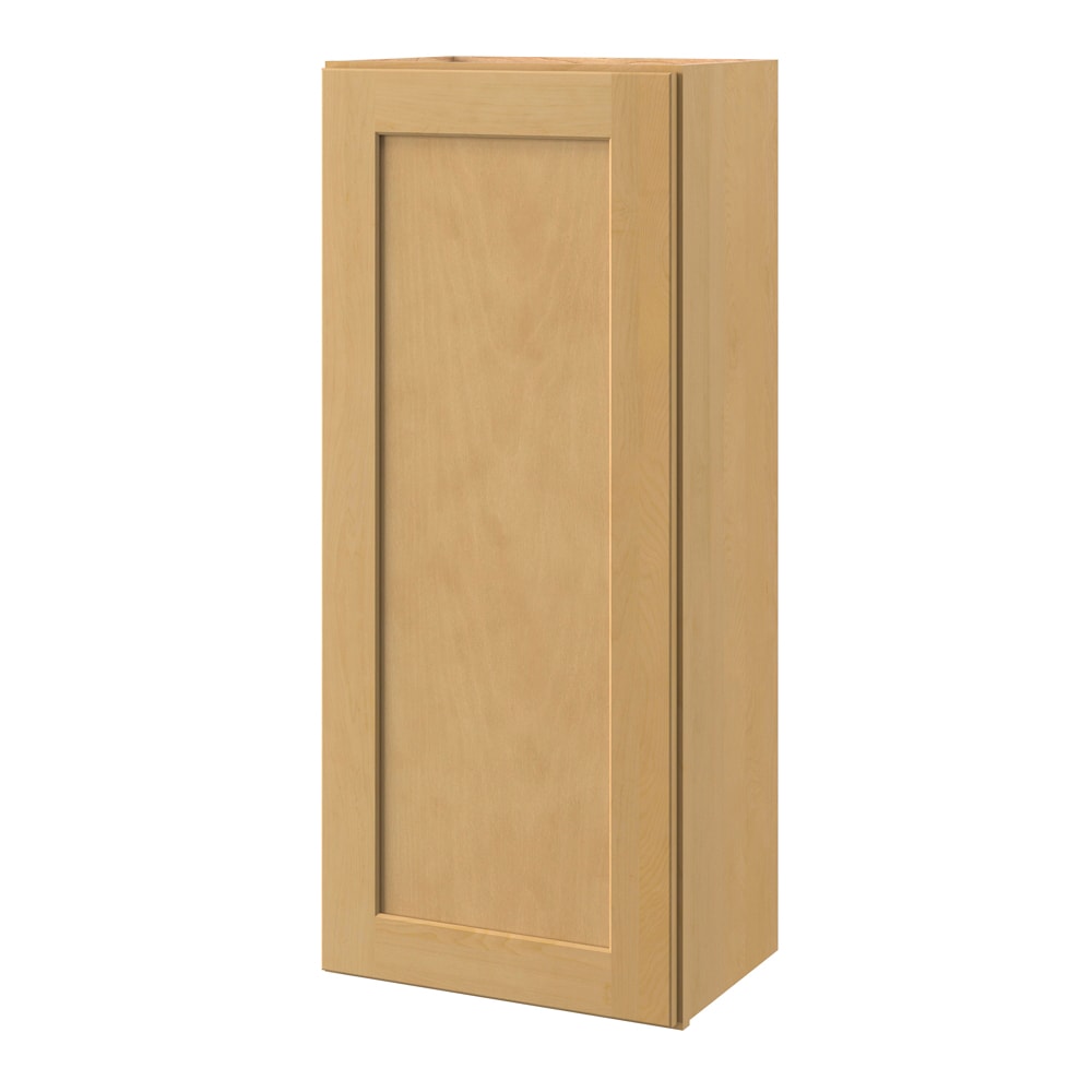 allen + roth Innsbrook 18-in W x 39-in H x 12-in D Rye Wall Fully assembled Cabinet Flat Panel