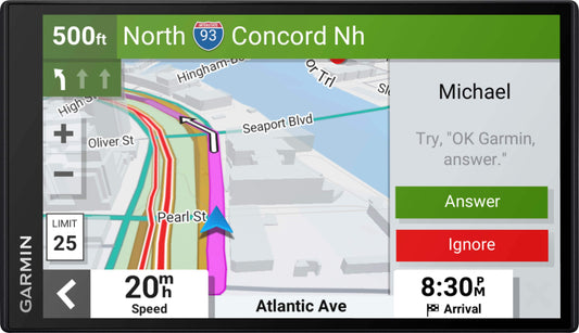 Garmin - DriveSmart 76 7" GPS with Built-In** Bluetooth, Map Updates and Traffic Updates - Black