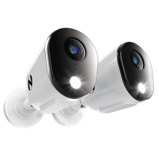 Night Owl FTD4 Indoor/Outdoor 2-Camera 2K Hardwired Mounted Security Camera System CAM-2PK-FTD4