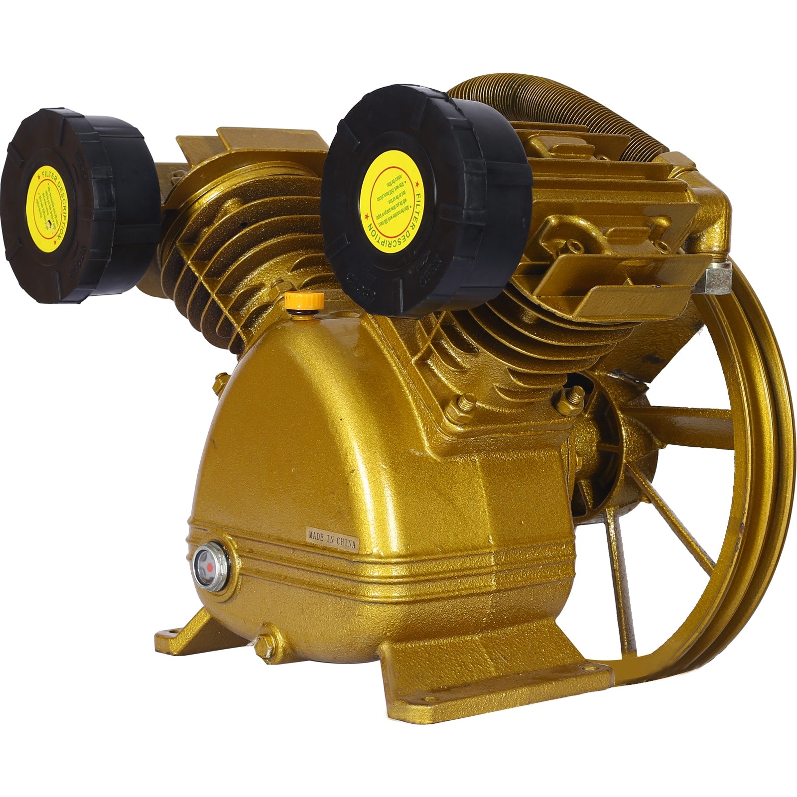 EXTRAUP Portable Electric Air Compressor with Accessories Included, 5.5HP, 120V, 21CFM, 115 PSI, Oil-Free Pump, Cast Iron Construction YHLW46541456