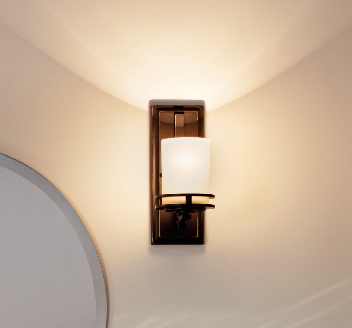 Kichler Hendrik 5.25-in 1 -Light Antique Bronze Modern/contemporary Vanity light 1252308