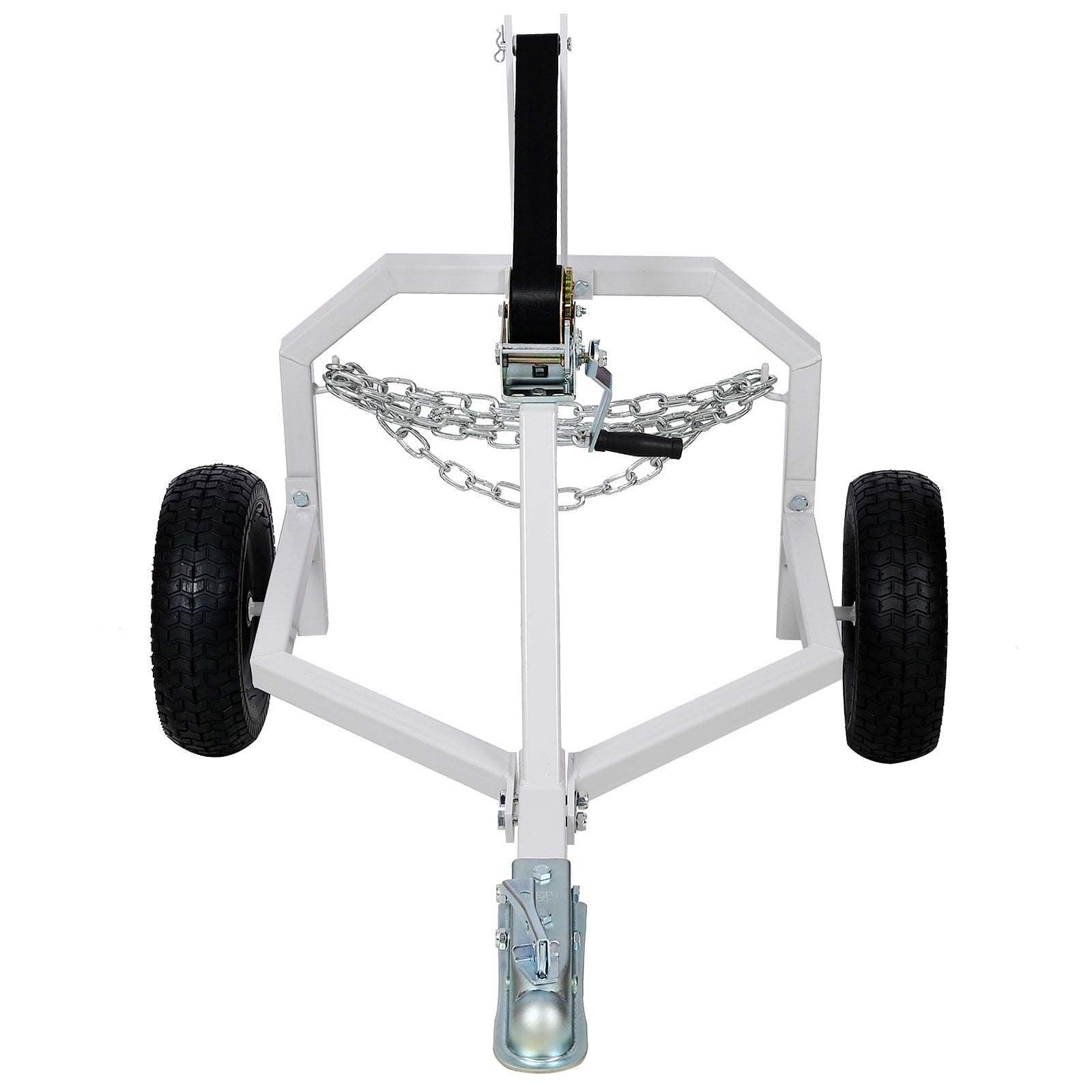 AHIOU HOME 51-Inch Log Tongs with Quick-Loading Manual Winch and Pneumatic Tires, 75 lbs. ZAAHG-54594