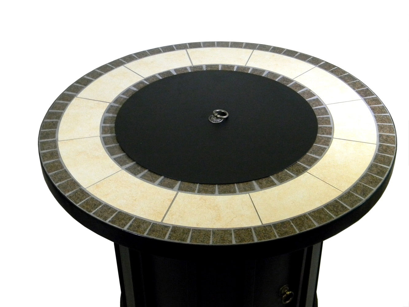 Hiland 30-in W 40000 Maximum BTUs Steel Round Liquid propane Fire pit