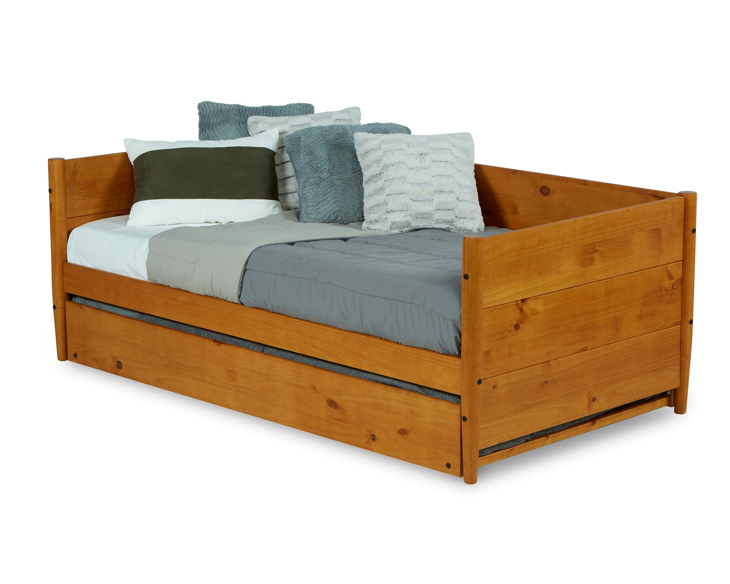 Camaflexi Twin Castanho Wood Daybed