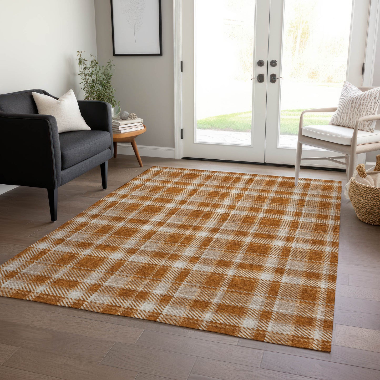 Addison Rugs Chantille ACN563PK 10 x 14 (ft) Paprika Rectangular Indoor/Outdoor Machine washable Area rug
