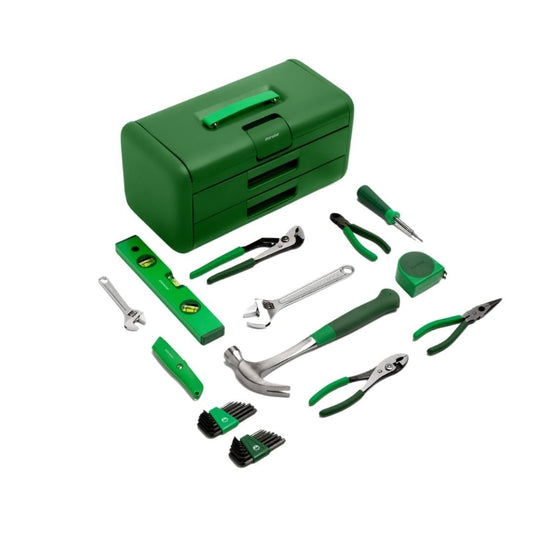Character 13-Piece Household Tool Set with Hard Case K-CHA-SET-ESL-GR
