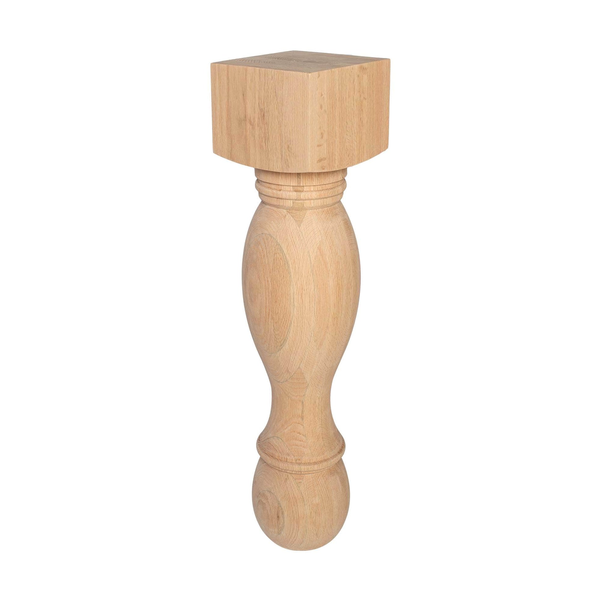 Architectural Products by Outwater 8-in x 34.5-in Traditional Oak Table leg