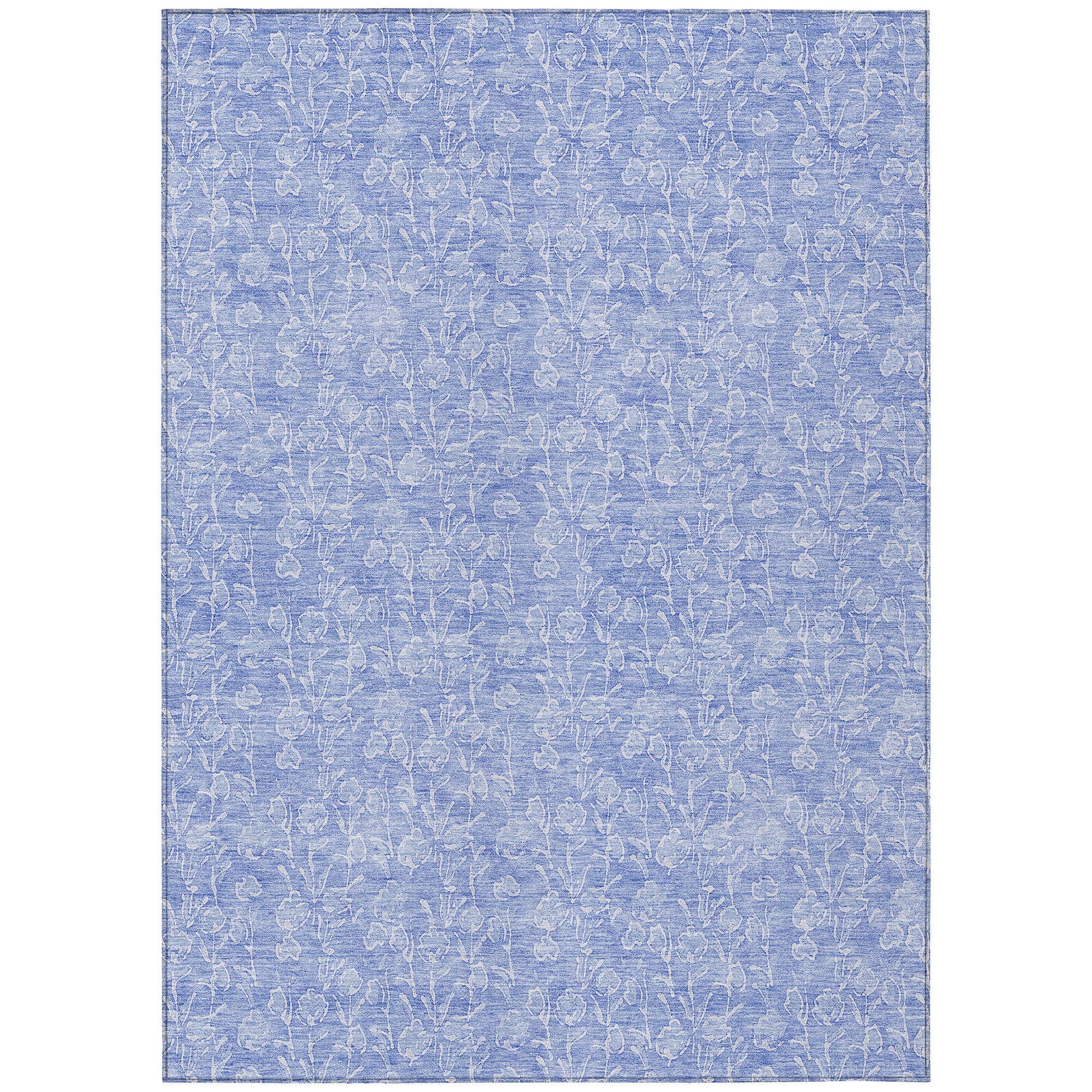 Addison Rugs Chantille ACN691DN 8 x 10 (ft) Denim Rectangular Indoor/Outdoor Geometric Machine washable Area rug
