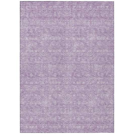 Addison Rugs Chantille ACN703LV 8 x 10 (ft) Lavender Rectangular Indoor/Outdoor Geometric Machine washable Area rug