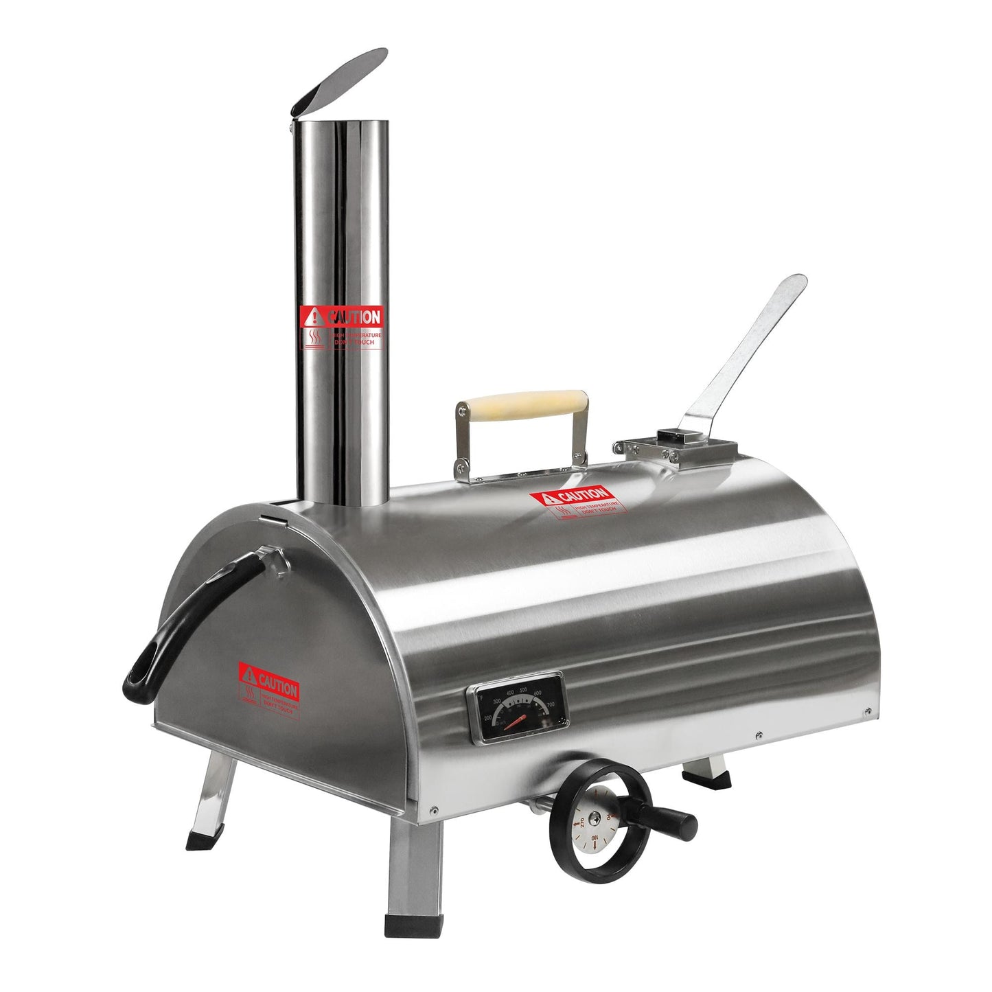 BABOOM Stainless steel Hearth Wood pellet Outdoor Pizza Oven
