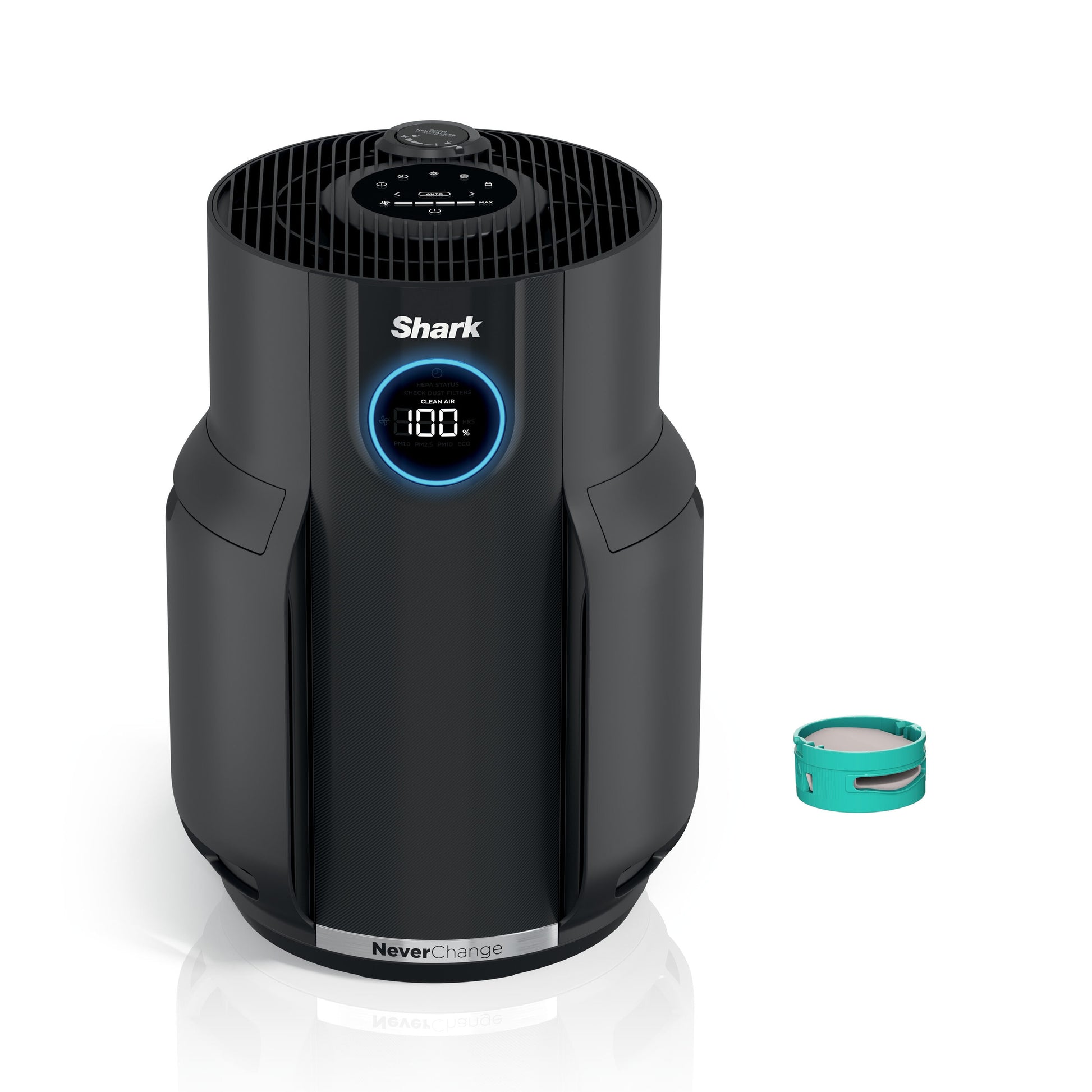 Shark NeverChange MAX 5Year Filter Life Odor Neutralizer 5-Speed Ionic Charcoal Gray True HEPA Air Purifier ENERGY STAR (Covers, 650-sq ft) HP152