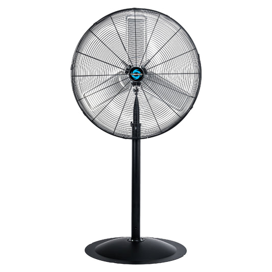 Tornado Fans 30-in 120-Volt 3-Speed High Velocity Indoor Black Pedestal Fan HI-FAN-30HVF-1P