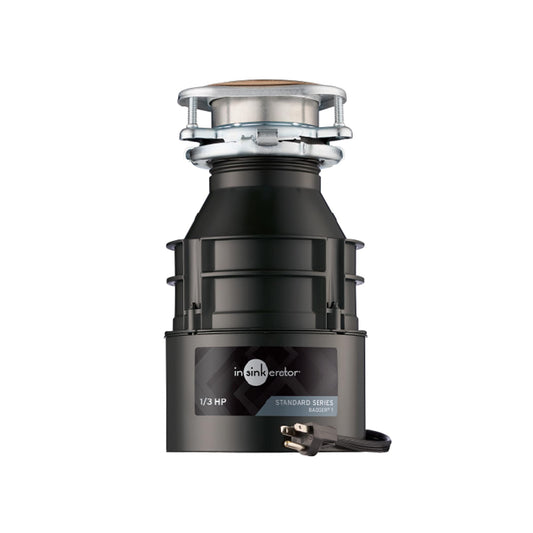 InSinkErator Badger 1XL Continuous Feed 1/3-HP Septic Safe Corded Garbage Disposal 79029A-ISE