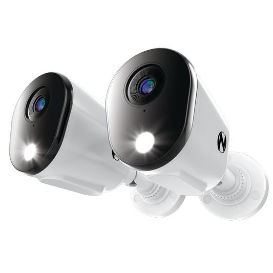 Night Owl FTD8 Indoor/Outdoor 2-Camera 4K Hardwired Spotlight Security Camera System CAM-2PK-FTD8