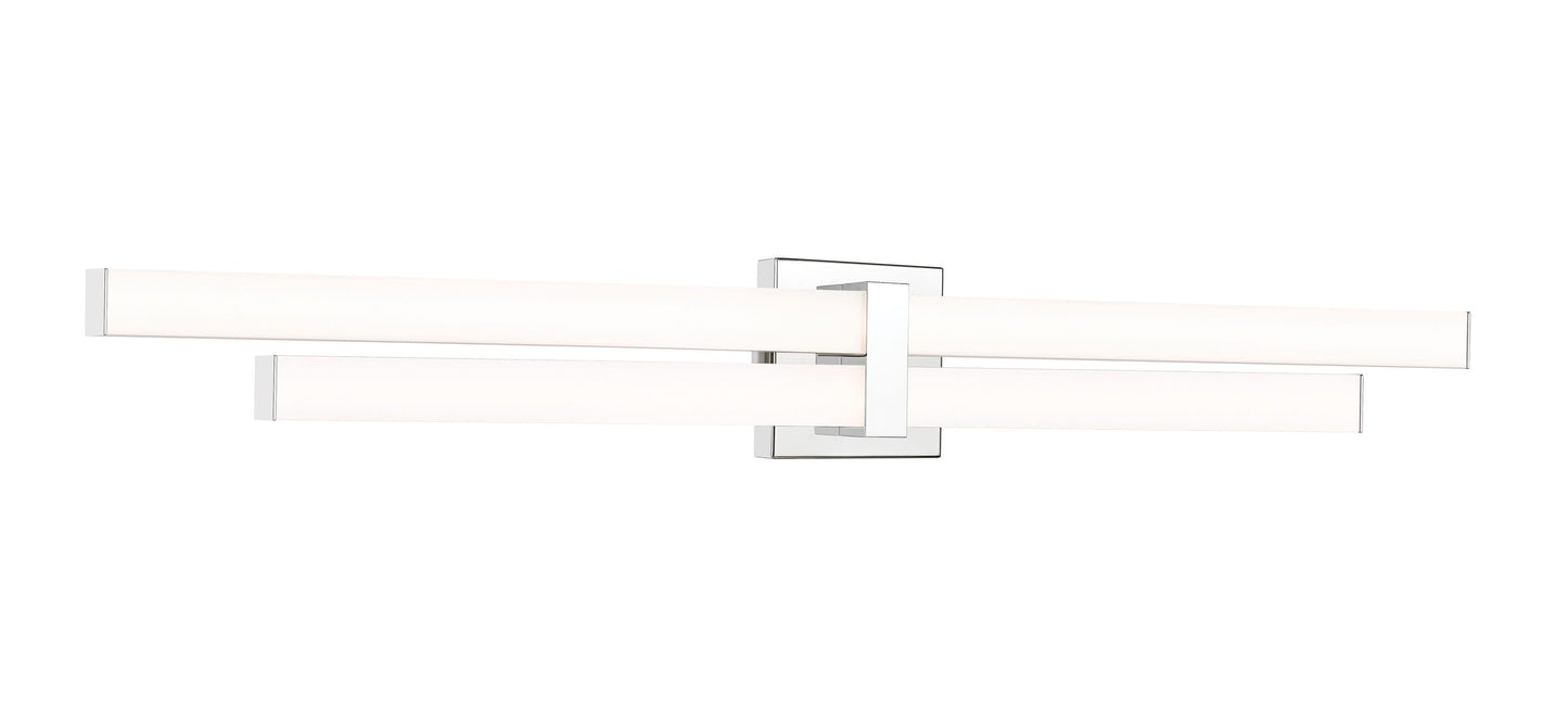 Z-Lite Zane 40-in 1 -Light Polished Chrome Integrated LED Modern/contemporary Vanity light