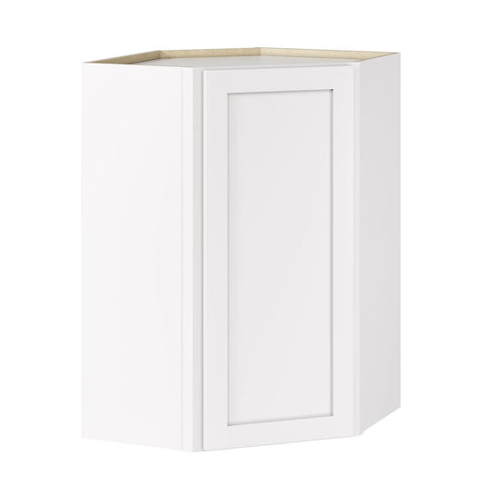 Whalen CLICK-IT Enfield 24-in W x 36-in H x 24-in D Classic White Birch Diagonal Corner wall Ready to assemble (RTA) Plywood Cabinet Raised Panel