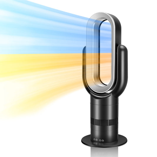GZMR 26-in 110-Volt 10-Speed Indoor Black Oscillating Tower Fan with Remote GR-W1134RUM24