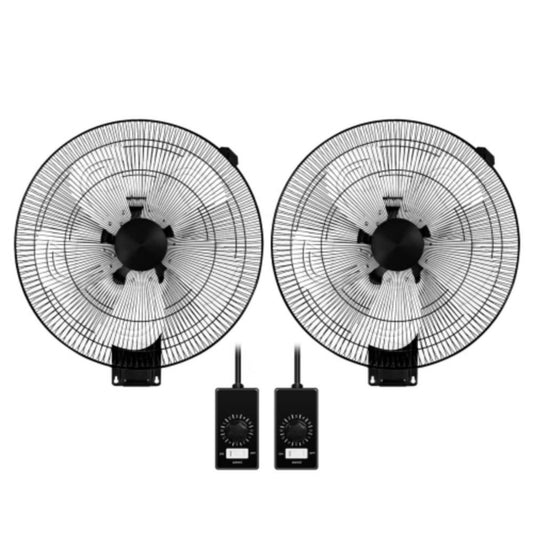 Siavonce 11-in Oscillation Indoor Blue Wall Mounted Fan FZ10452
