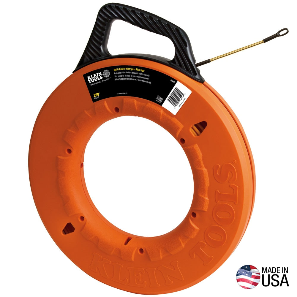 Klein Tools 200-ft Fiberglass Fish Tape 56056