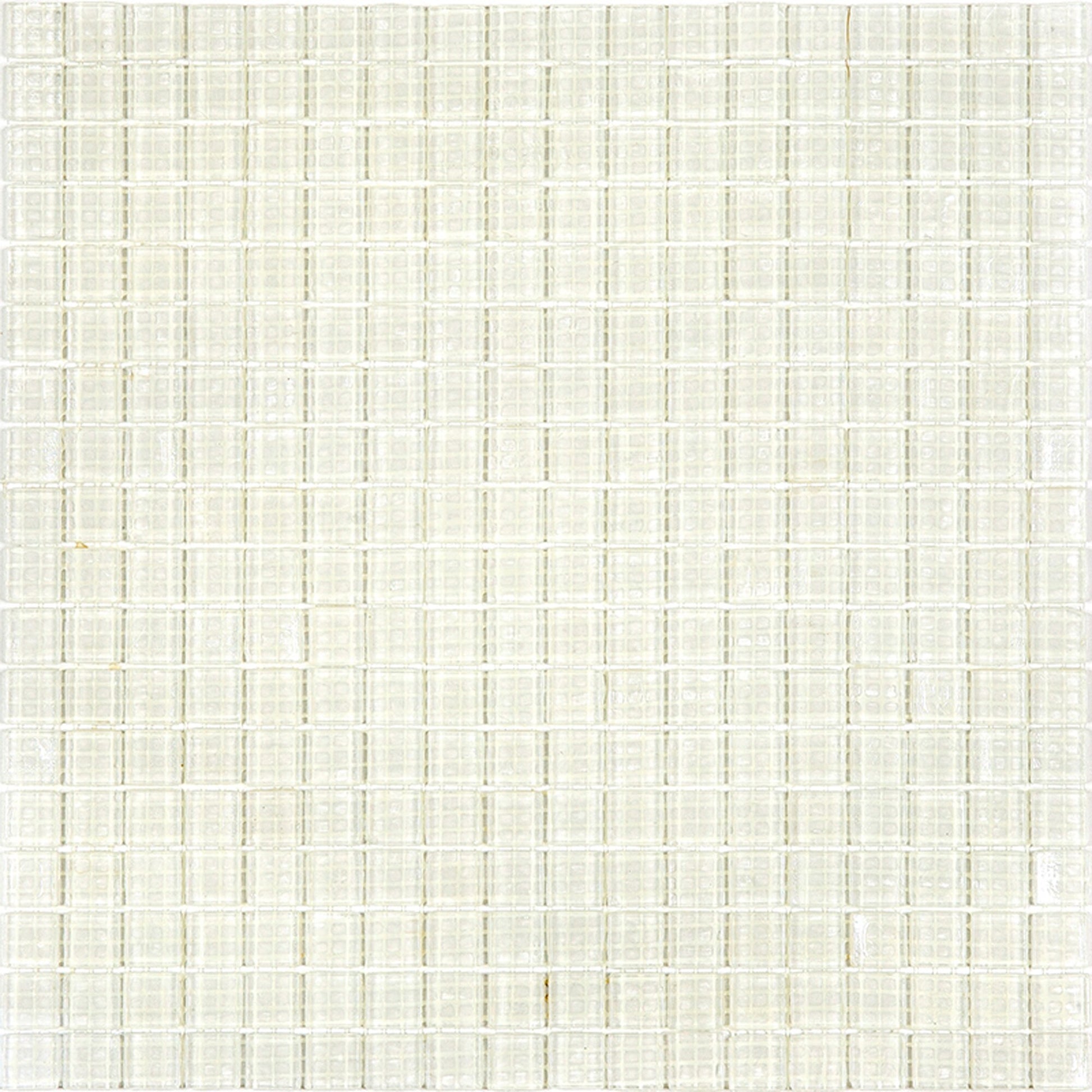 Apollo Tile Skosh Cotton White 11-1/2-in x 11-1/2-in Glossy Glass Mosaic Floor and Wall Tile (18.69-sq. ft/ Carton)