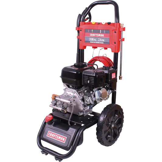 CRAFTSMAN 3100 PSI at 2.4-GPM 3100 PSI 2.4-GPM Cold Water Gas Pressure Washer with 4 Spray Tips CMXGWFN061255