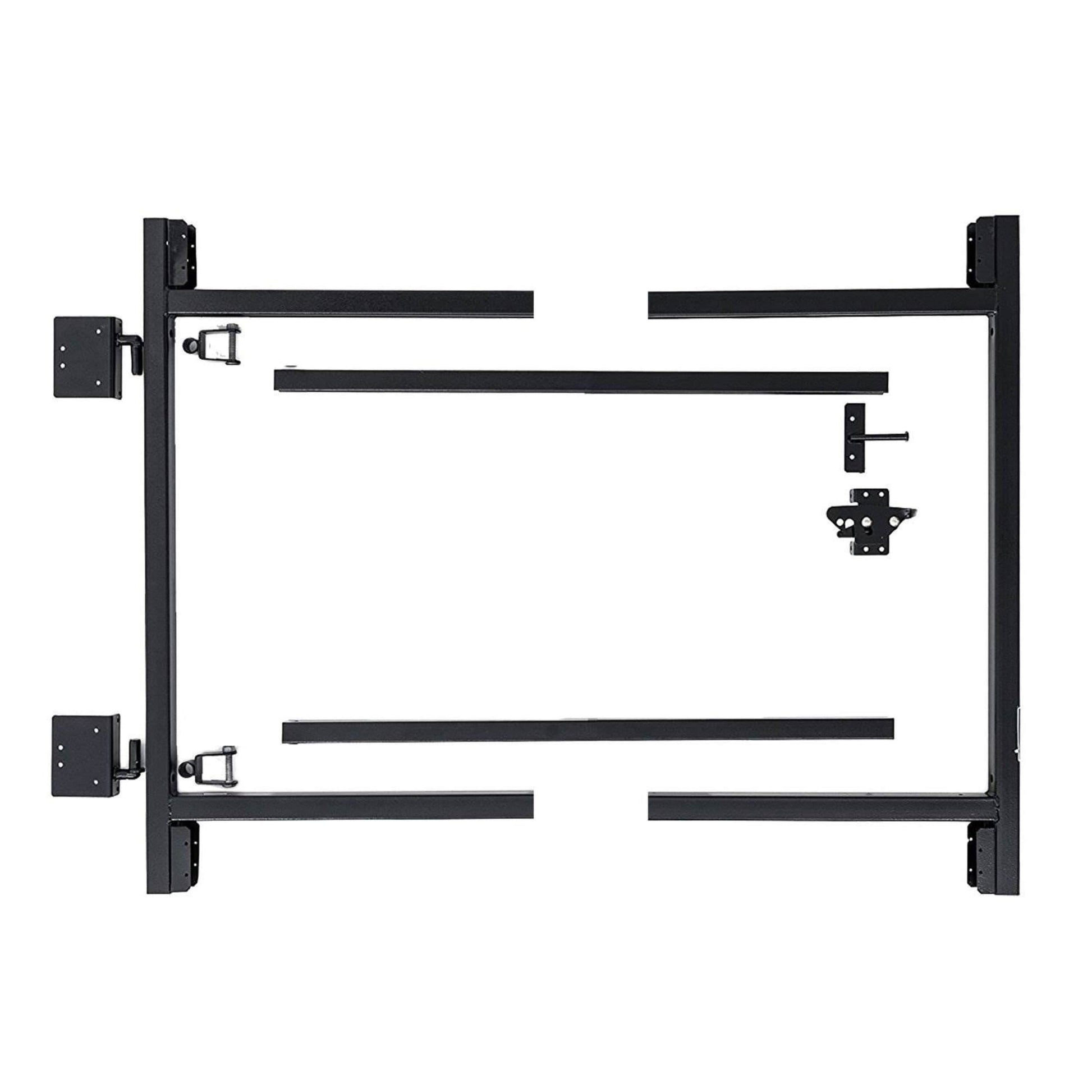 Adjust-A-Gate 1-1/4-in Black Gate Hardware Kit 93777