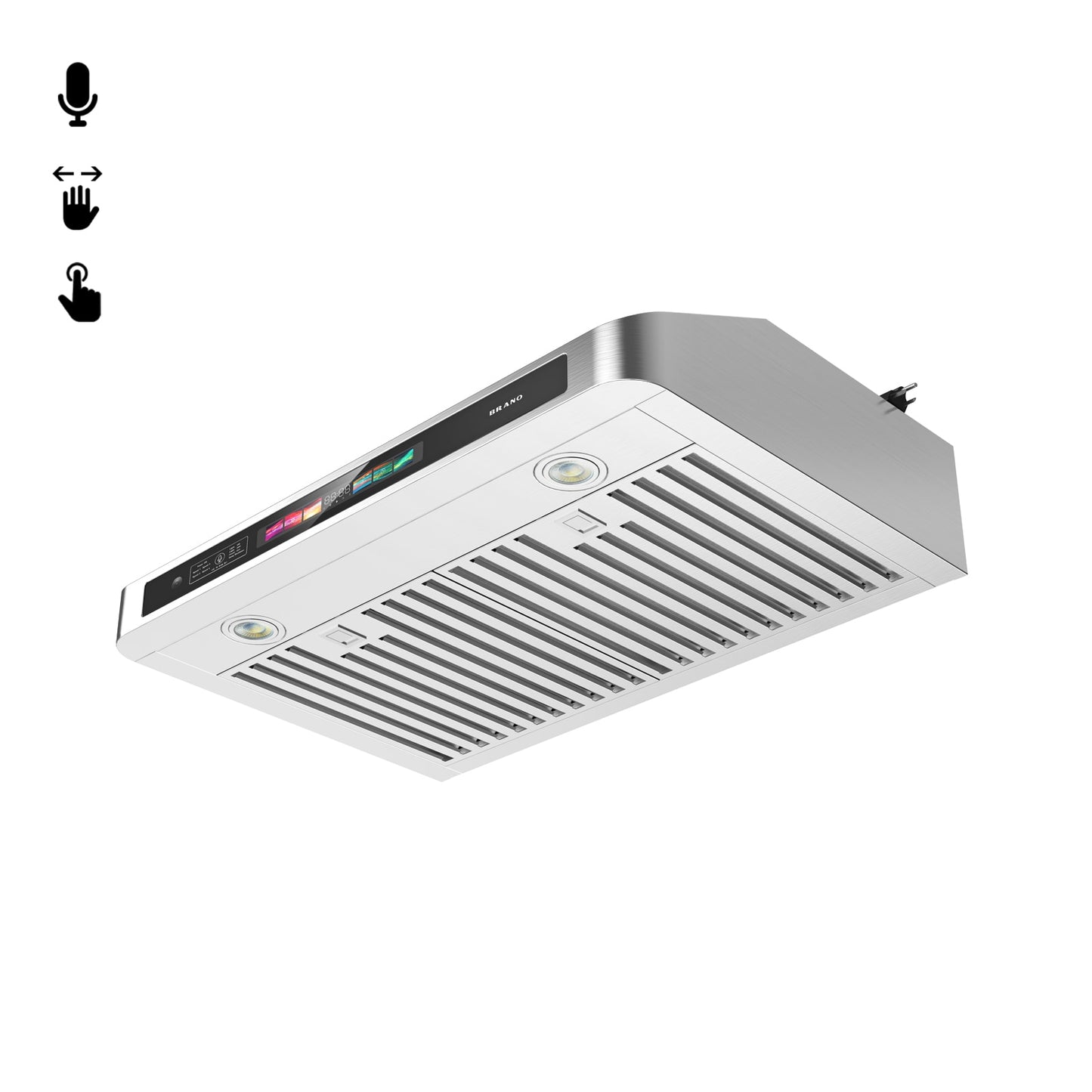 Damerin 30 inch Ducted 900-CFM Sliver Under Cabinet Range Hood