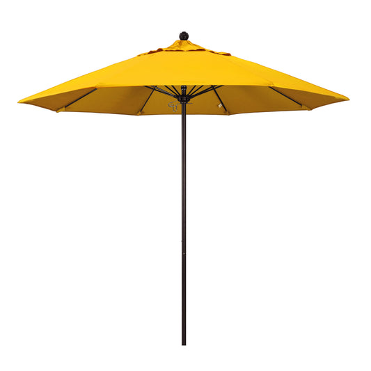 California Umbrella 9-Feet Aluminum Yellow Market Patio Umbrella