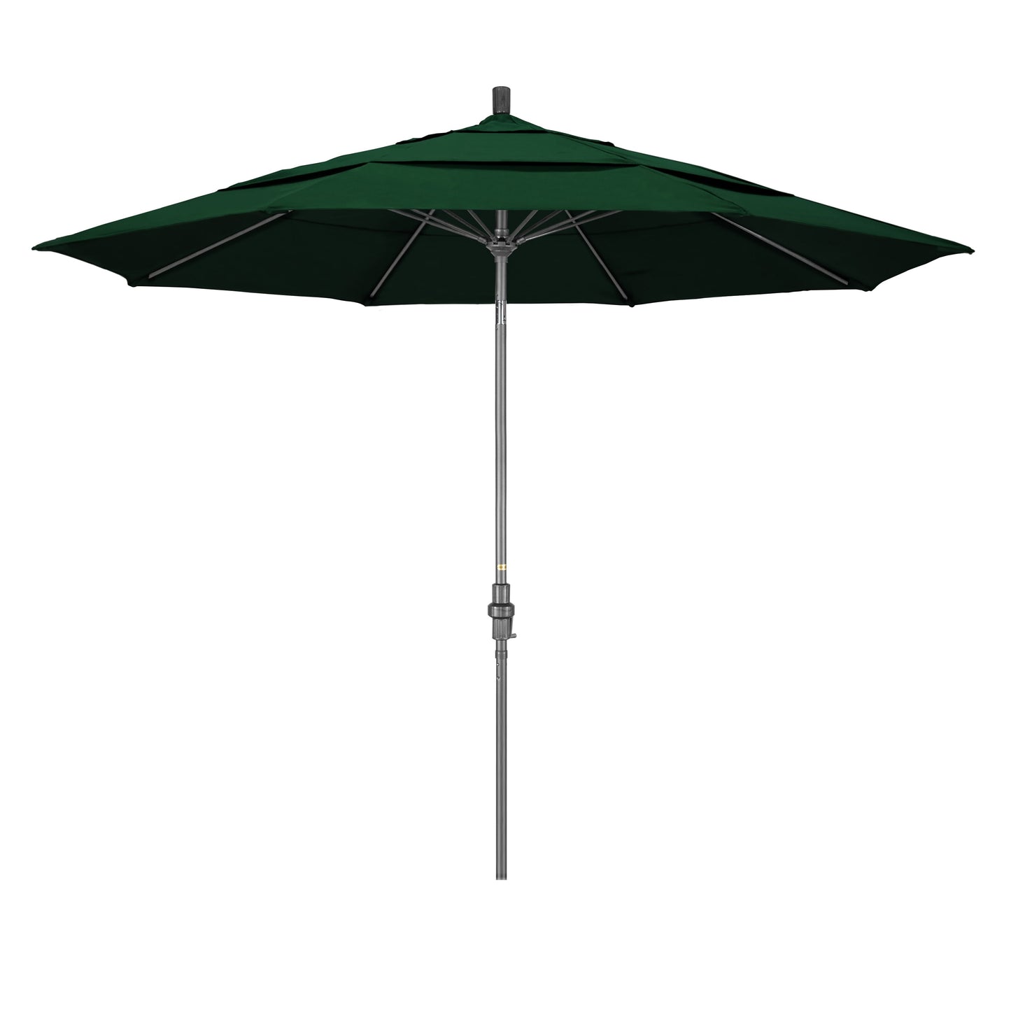 California Umbrella 11-Feet Aluminum Green Market Patio Umbrella