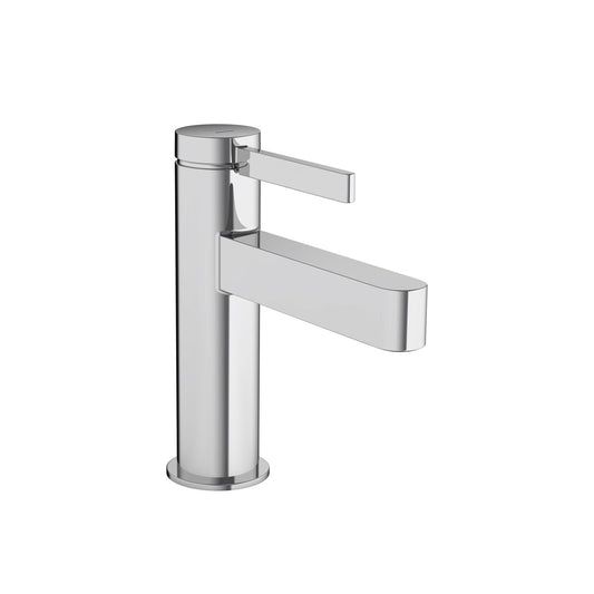 Hansgrohe Finoris Chrome Single hole 1-handle WaterSense Low-arc Residential Handle Bathroom Sink Faucet with Drain
