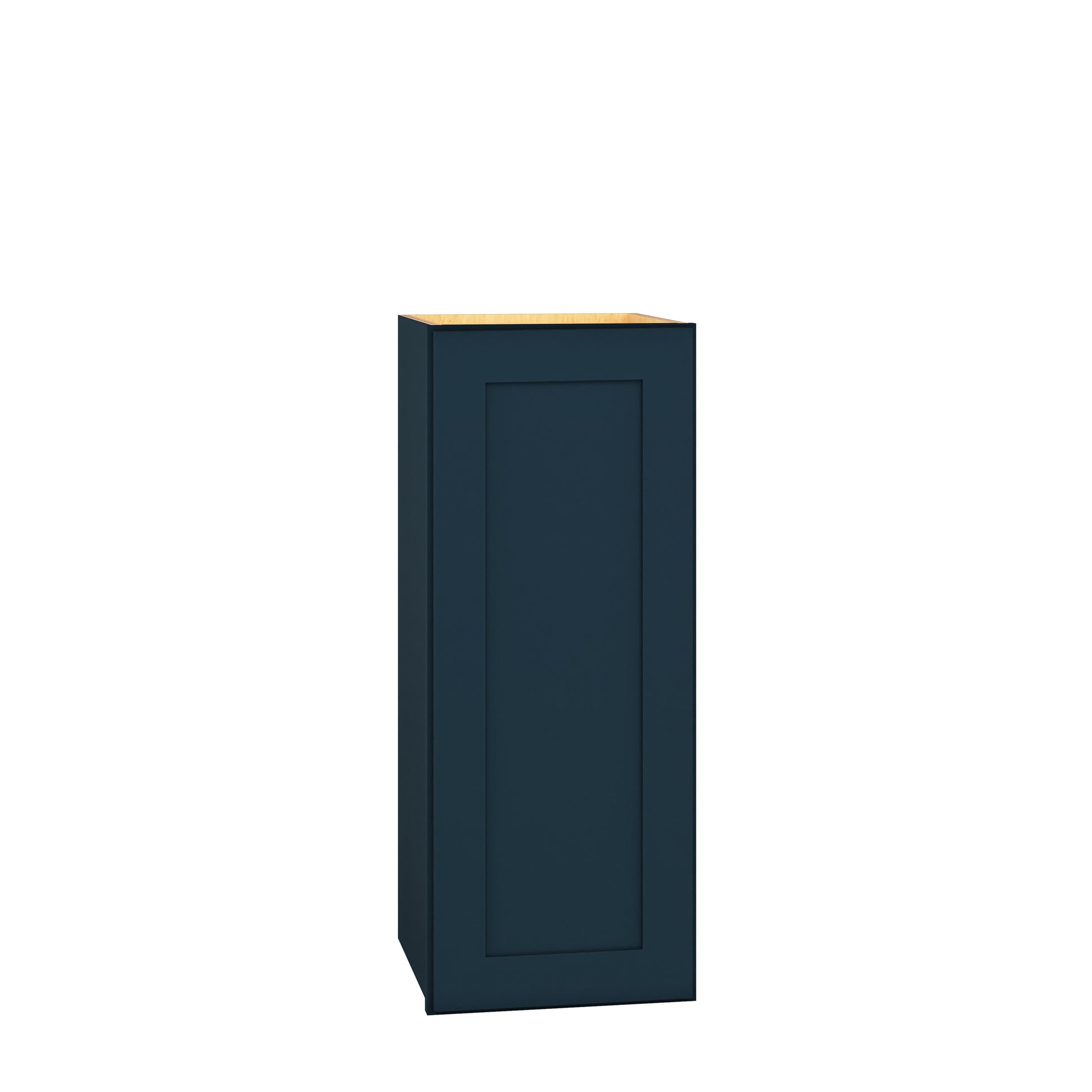 Diamond Express Jamestown 12-in W x 30-in H x 12-in D Regatta Blue Wall Fully assembled Plywood Cabinet Recessed Panel Shaker
