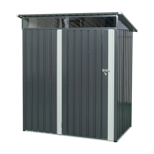 WELLFOR Galvanized steel Metal Storage Shed