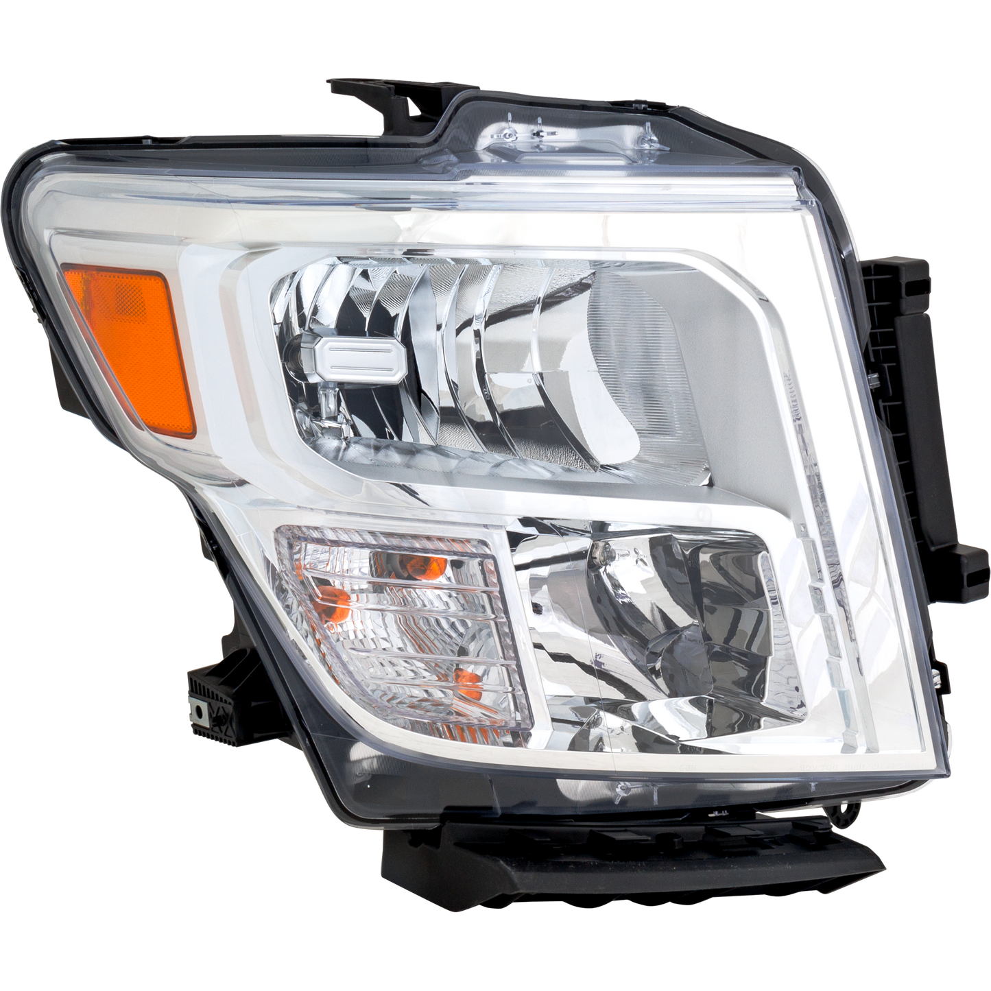 Garage-Pro Passenger Side Headlight For Nissan Titan 2020-2023 Halogen with Bulb(s) Capa Crew Cab and Extended Cab Replaces# 260109fv1a