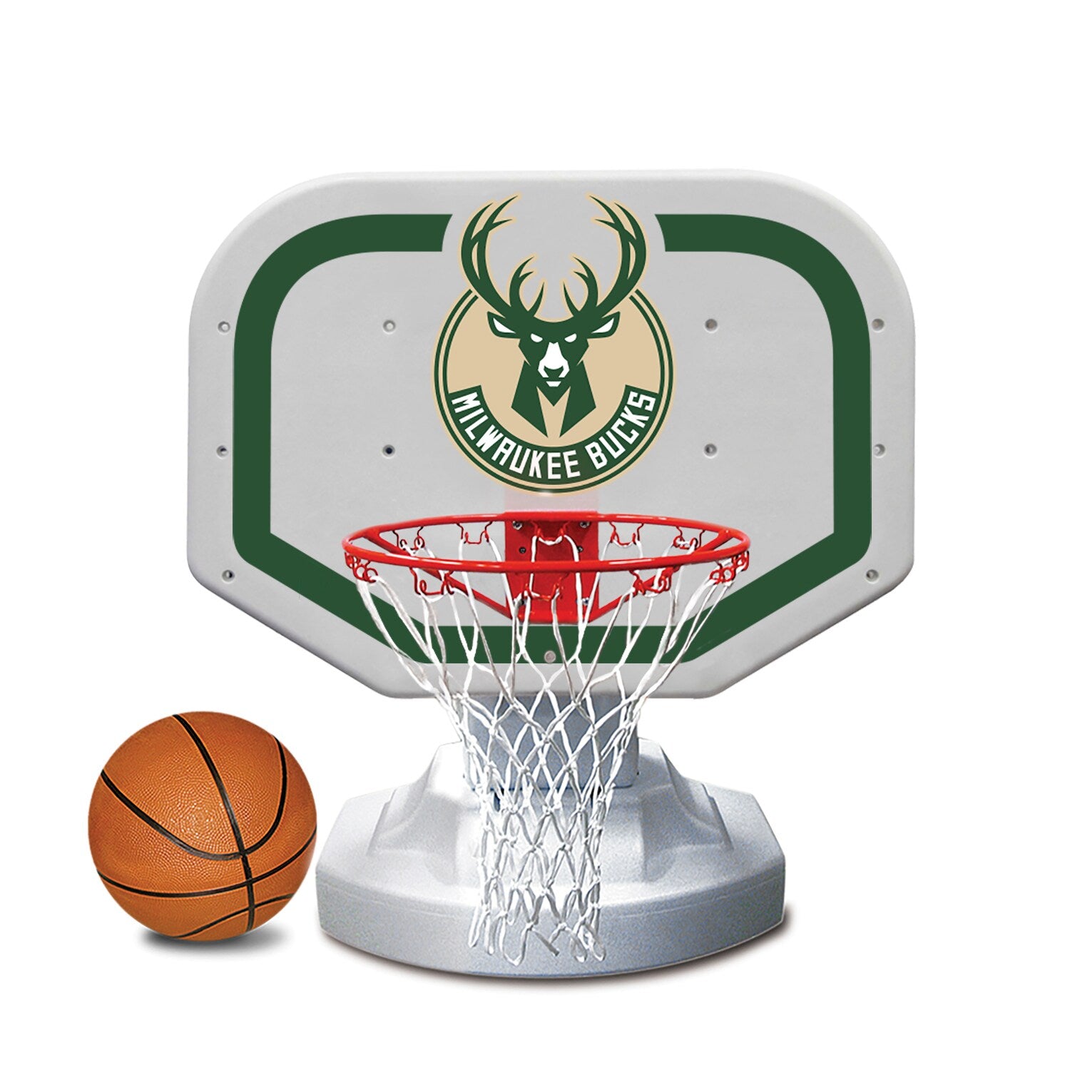 Poolmaster Milwaukee Bucks Swimming pool basketball set