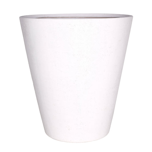 MPG Planters Round 25-in W x 25-in L Yellow Stone Outdoor Planter