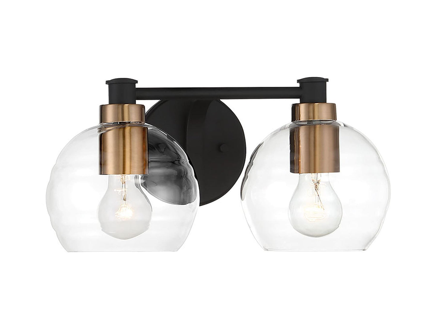 Minka Lavery Keyport 15-in 2 -Light Multiple finishes Multiple colors Modern/contemporary Vanity light bar 2678049