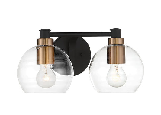 Minka Lavery Keyport 15-in 2 -Light Multiple finishes Multiple colors Modern/contemporary Vanity light bar 2678049