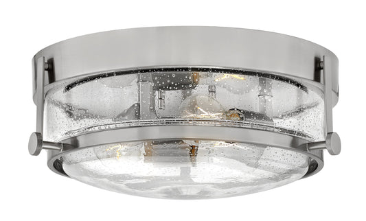 Hinkley Harper 3 -Light 15.75-in Brushed Nickel Flush Mount Light 6588889