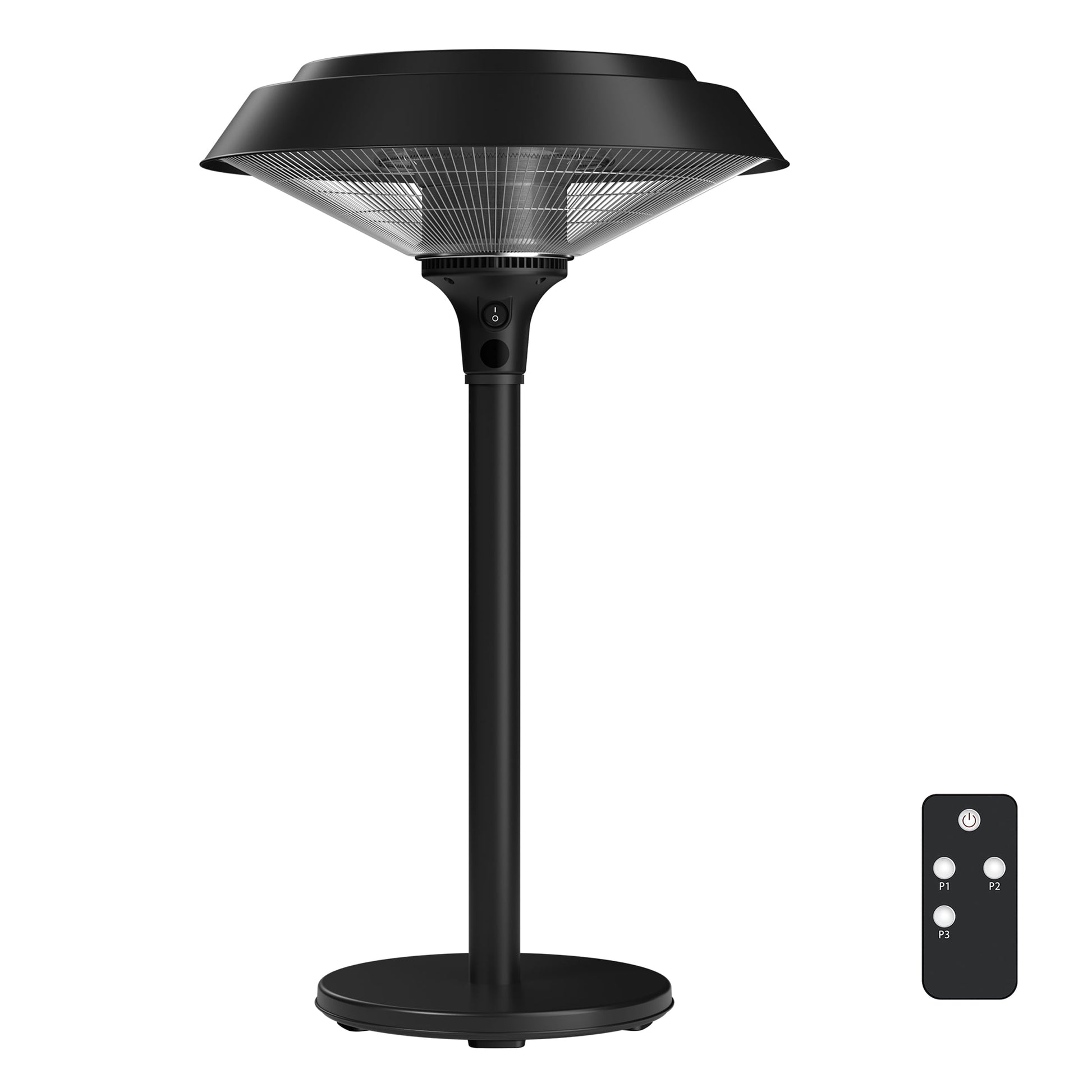 Deko Living 120 -Volt Black Aluminum Electric Patio Heater